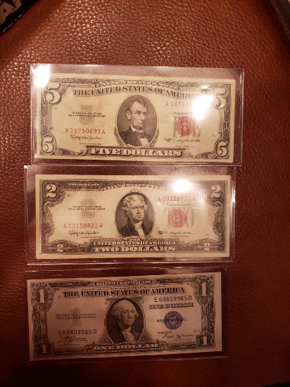 US Paper  Money  Note lot