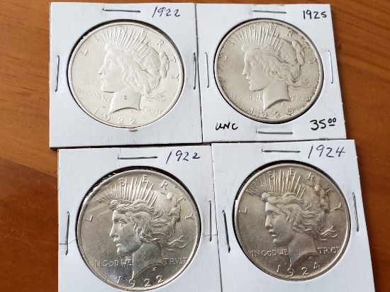 US Peace Dollar Lot