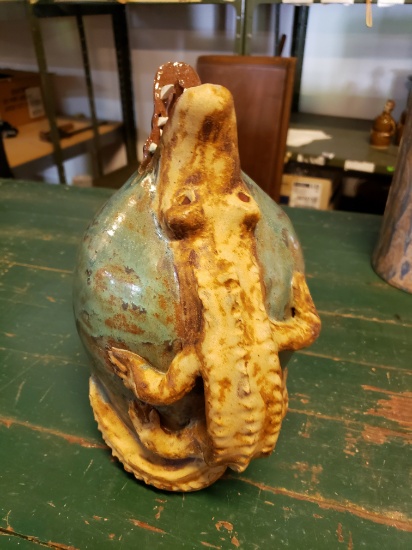 Billy Joe Craven Gator folk Jug