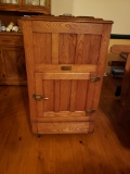 Antique Oak Icebox
