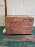 Antique New Century Metal Shingles Crate