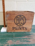 Antique BPS Paint Crate