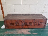 Antique British Banana Company Crate