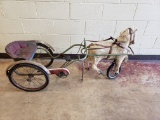 Early 1900s Sulky Ciclo Pedal Horse