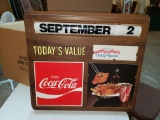 NOS Coca Cola Menu/Calendar Boards