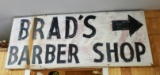 Brad's Barber Shop Sign