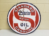 1930-40's 30 Inch Standard Oil Sign