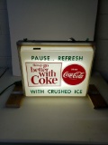 1950s Coca Cola Ligh Up Fountain Sign