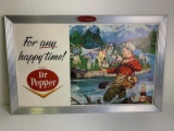 1961 Dr. Pepper Litho in frame