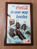 1950s Coca Cola Carboard Sign