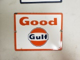 Porcelain Good Gulf Pump Plate