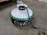 Coca Cola Stained Glass Table/Bar Light