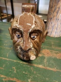 Folk Art Face Jug