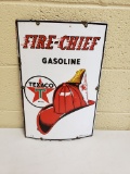 1940 Texaco Fire Chief Pump Plate