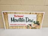 Reproduction Mt Dew Sign