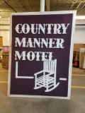 2 Country Manor Motel Signs