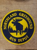 Reproduction Northland Greyhound Sign