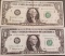 2- 1963 $1 Bills