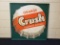 1950's Orange Crush Cap Sign