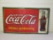 1932 Coca Cola Christmas Bottle Sign