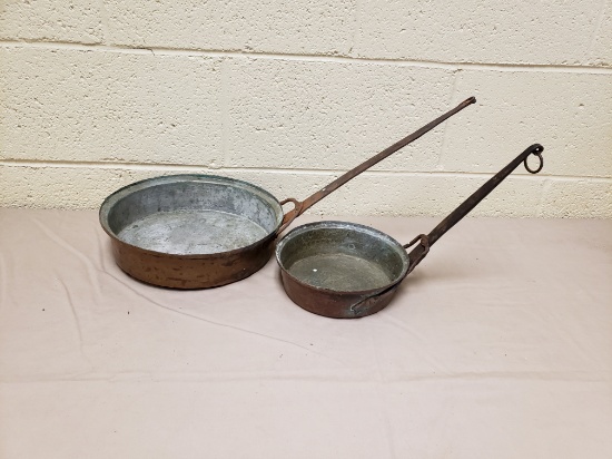 Early 1800's Copper Pans