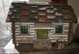 Early 1900s Log Cabin Dollhouse