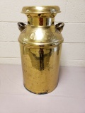 Antique Brass Milk Can