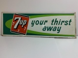 1963 NOS 7up Sign