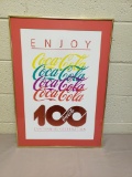 Coca Cola 100th Anniversary Framed Print