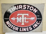 Thurston Motor Lines Sign