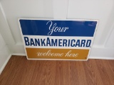 1968 BankAmericard Sign