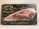 New Indian Motorcycle Sign