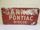 Vintage Garner Pontiac Sign