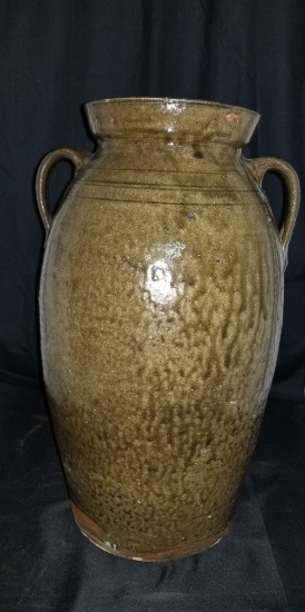 1835-40's Bacon Level Alabama Double Handle Jar