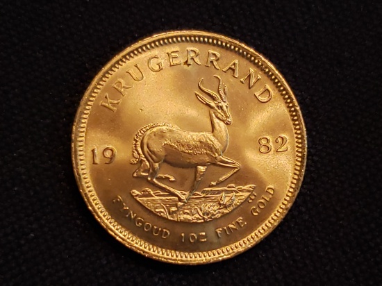 1982 Krugerand 1 oz. Gold Coin