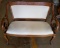 Antique Tiger Oak Settee