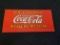 NOS Coca Cola Embossed Sign