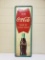 1958 Coca Cola Vertical Fishtail Sign