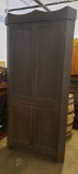 Antique Walnut Corner Cabinet