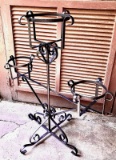 Antique Wrought Iron Plant Stand