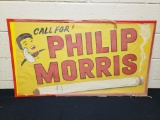 1940-50s NOS Philip Morris Sign