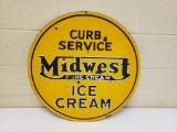 1950s Midwest Ice Cream Sign