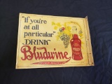 Scarce 1920-30s Bludwine Flange Sign