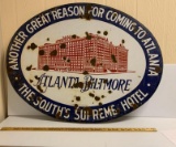 Super Rare Atlanta Biltmore Hotel Sign