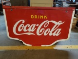 1940s Coca Cola Porcelain Sign
