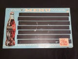 1950's Coca Cola Masonite Menu Board