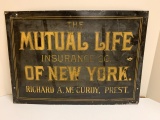 Mutual Life Insurance Co. Sign