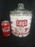 Vintage Lays Country Salted Peanut Jar