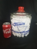 Vintage Tom's Country Toasted Peanut Jar