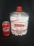 Vintage Tom's Country Tosted Peanut Jar